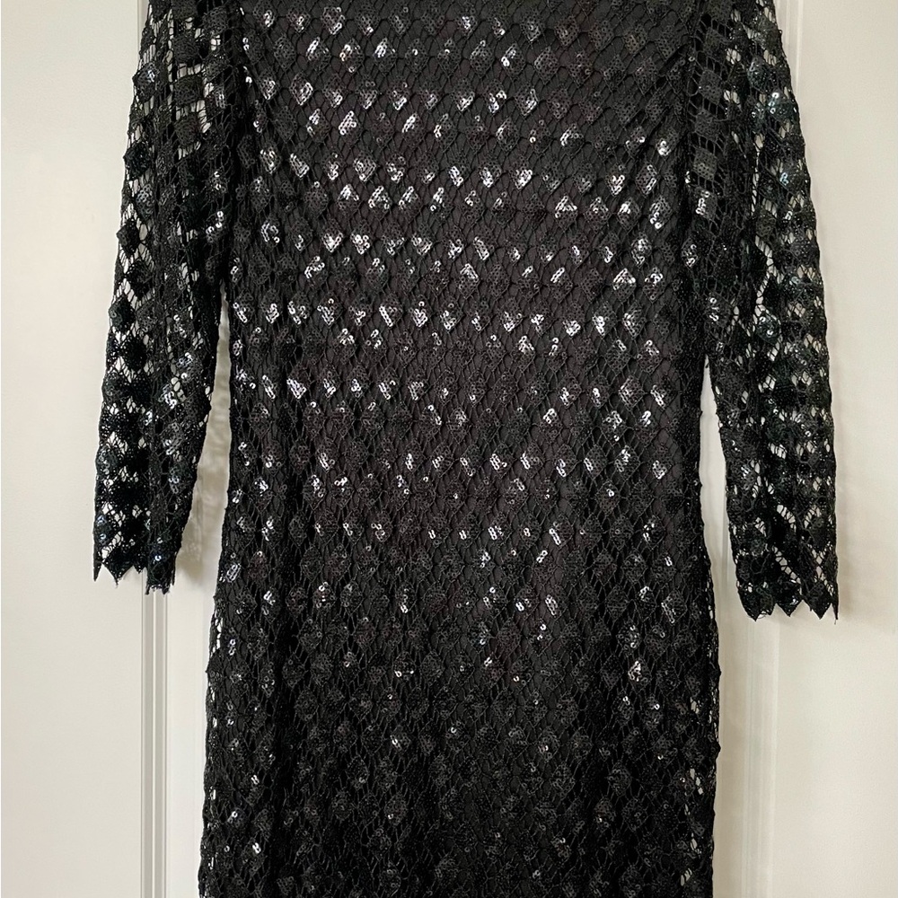 Chelsea & Violet Black Sequined Dress